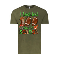 Vintage Olive i tackled 100 days of school Vintage Tee - Artiststas