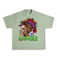 Oil Green momster halloween momlife Urban Heavy Tee - Jasminsmagicworld