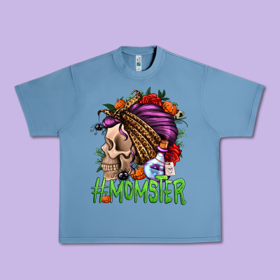 Momster Halloween Momlife Urban Heavy Tee Designed By Jasminsmagicworld