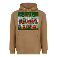 Toasted Coconut Christmas Believe Heavyweight Hoodie - BundleAndBundleShop