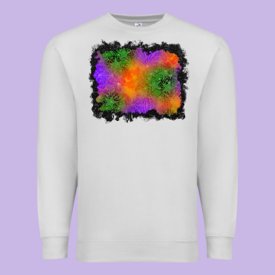 Halloween Stars Background Premium Sweatshirt Designed By Bundleandbundleshop