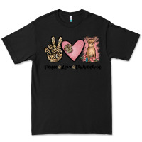 Black peace love chihuahua Premium Tee - JahusDesignShop