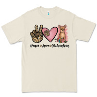 Peace Love Chihuahua Premium Tee | Teevron