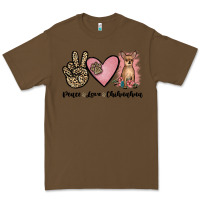 Cacao peace love chihuahua Premium Tee - JahusDesignShop
