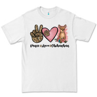 White peace love chihuahua Premium Tee - JahusDesignShop