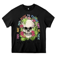 Black not alive to please Heavy Core Tee - MaliasSmallBusiness