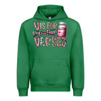 Emerald v is for valentine versed Urban Hoodie - RacoonDesign