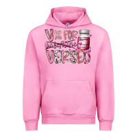 Fuchsia Pink v is for valentine versed Urban Hoodie - RacoonDesign