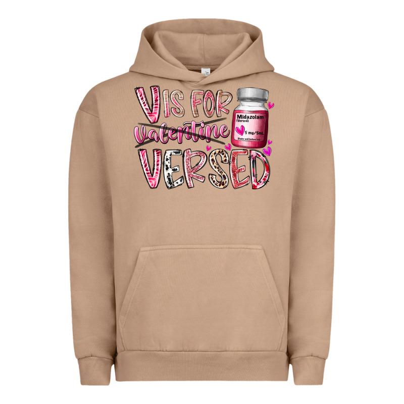 V Is For Valentine Versed Urban Hoodie by RacoonDesign | Teevron