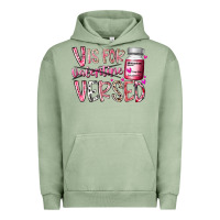 Pigment Oil Green v is for valentine versed Urban Hoodie - RacoonDesign