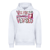 White v is for valentine versed Urban Hoodie - RacoonDesign