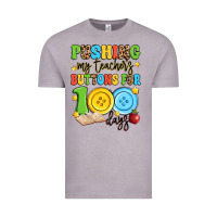 Vintage Zinc pushing my teacher's buttons for 100 days Vintage Tee - Artiststas