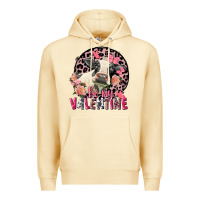 Pina Colada Be my Valentine Holstein Cow Valentine's Day Premium Hoodie - FaDigitalArtStudio