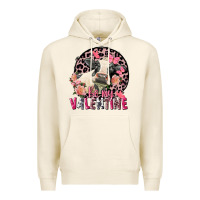 Be My Valentine Holstein Cow Valentine's Day Premium Hoodie | Teevron