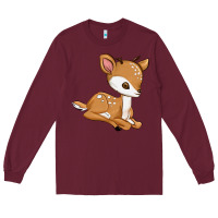 Burgundy gazelle Long Sleeve Tee - texasbilliewilder