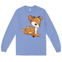 Colony Blue gazelle Long Sleeve Tee - texasbilliewilder