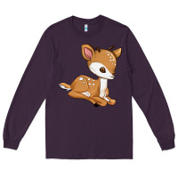 Plum gazelle Long Sleeve Tee - texasbilliewilder