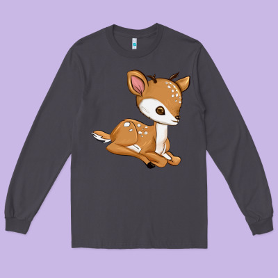 Gazelle Long Sleeve Tee Designed By Texasbilliewilder