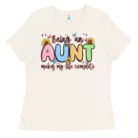 Bone being an aunt makes my life complete Ladies Tee - MaliasSmallBusiness