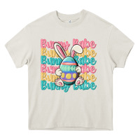 Cream bunny babe Heavy Core Tee - MaliasSmallBusiness