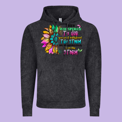 They Whispered To Her You Can't Withstand The Stor Vintage Hoodie Designed By Artiststas