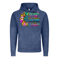 Vintage Denim they whispered to her you can't withstand the stor Vintage Hoodie - Artiststas