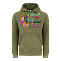 Vintage Olive they whispered to her you can't withstand the stor Vintage Hoodie - Artiststas