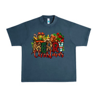 Midnight Navy merry Christmas Urban Heavy Tee - Jasminsmagicworld