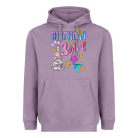 Birthday Girl 3 Heavyweight Hoodie | Teevron