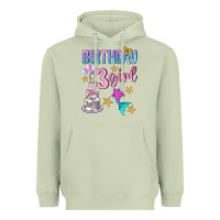 Matcha birthday girl 3 Heavyweight Hoodie - BundleAndBundleShop