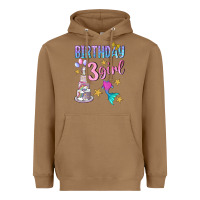 Toasted Coconut birthday girl 3 Heavyweight Hoodie - BundleAndBundleShop