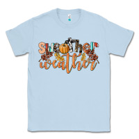 Dusty Blue Sweather Weather Classic Tee - LillyAllenDesigns