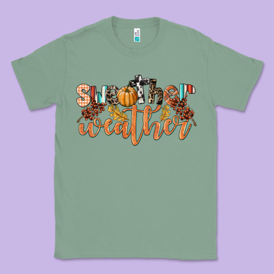 Sweather Weather Classic Tee Designed By Lillyallendesigns
