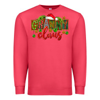 Cardinal christmas granny claus Premium Sweatshirt - FaDigitalArtStudio