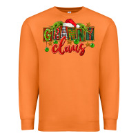 Carrot christmas granny claus Premium Sweatshirt - FaDigitalArtStudio