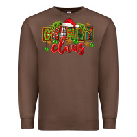 Chestnut christmas granny claus Premium Sweatshirt - FaDigitalArtStudio
