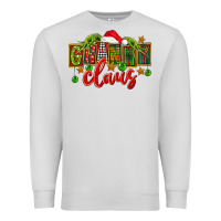 Dove Grey christmas granny claus Premium Sweatshirt - FaDigitalArtStudio