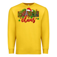 Lemon christmas granny claus Premium Sweatshirt - FaDigitalArtStudio