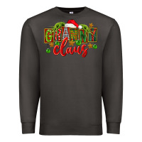 Smoke christmas granny claus Premium Sweatshirt - FaDigitalArtStudio