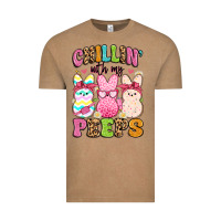 Vintage Coffee chillin' with my peeps Vintage Tee - Artiststas