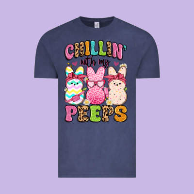 Chillin' With My Peeps Vintage Tee Designed By Artiststas