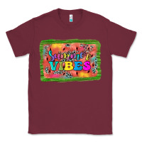 Burgundy summer vibes watermelon Classic Tee - JahusDesignShop