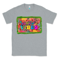 Heather Grey summer vibes watermelon Classic Tee - JahusDesignShop