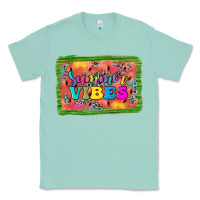 Seafoam summer vibes watermelon Classic Tee - JahusDesignShop