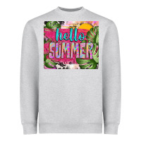Hello Summer With Cowhide Heavyweight Sweatshirt | Teevron