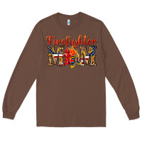 Chestnut Firefighter Mom Long Sleeve Tee - texasbilliewilder