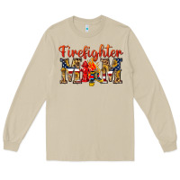 Mushroom Firefighter Mom Long Sleeve Tee - texasbilliewilder