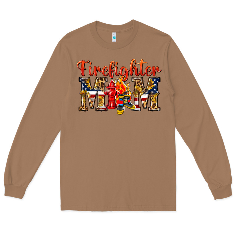 Firefighter Mom Long Sleeve Tee by texasbilliewilder | Teevron