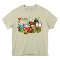 Mossy camp coffee drink Heavy Core Tee - MaliasSmallBusiness