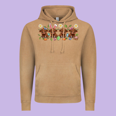 Easter Day Baby Heifers Vintage Hoodie Designed By Artiststas